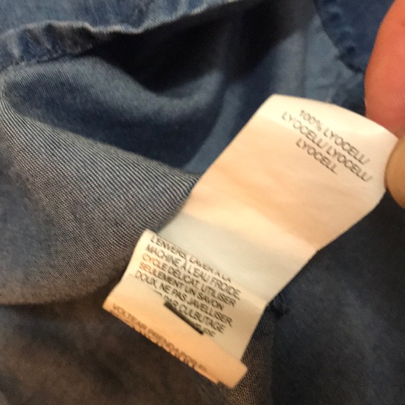 Lucky Brand denim style shift dress size XS - Picture 8 of 8